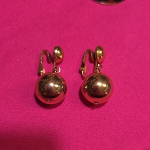 Elegant Gold Clip-On Earrings
